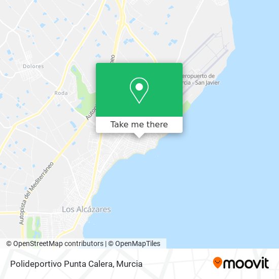 Polideportivo Punta Calera map