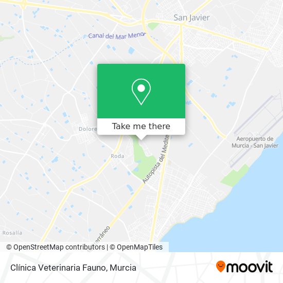 Clínica Veterinaria Fauno map
