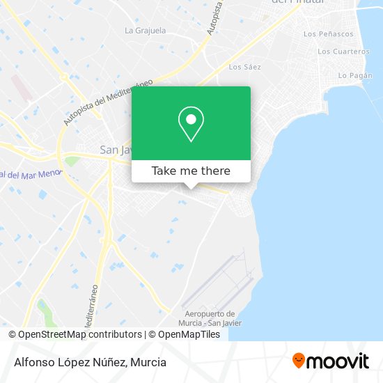 Alfonso López Núñez map