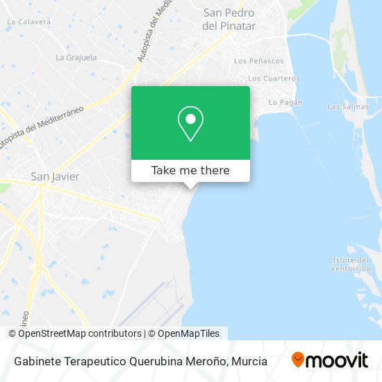 Gabinete Terapeutico Querubina Meroño map
