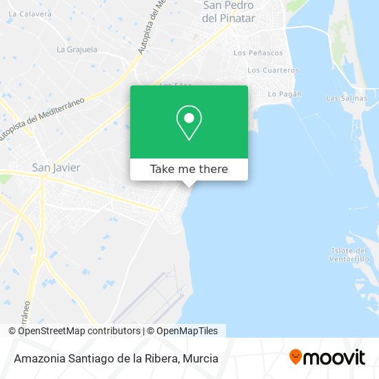 Amazonia Santiago de la Ribera map