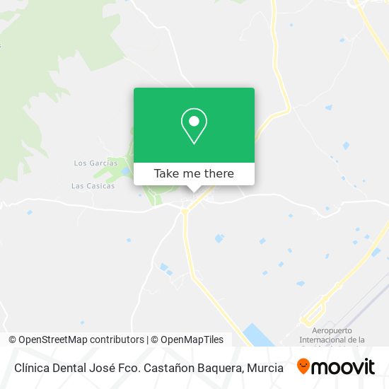 Clínica Dental José Fco. Castañon Baquera map
