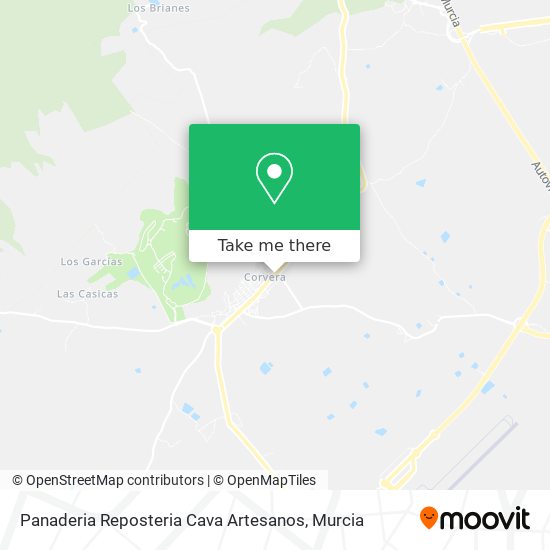 Panaderia Reposteria Cava Artesanos map