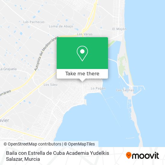 Baila con Estrella de Cuba Academia Yudelkis Salazar map