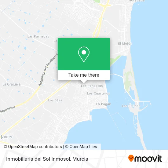 Inmobiliaria del Sol Inmosol map