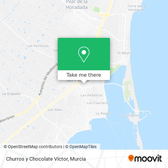 Churros y Chocolate Víctor map