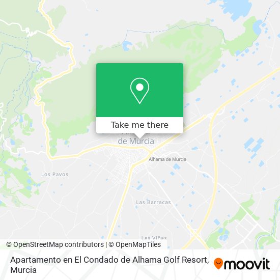 Apartamento en El Condado de Alhama Golf Resort map