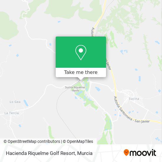 Hacienda Riquelme Golf Resort map
