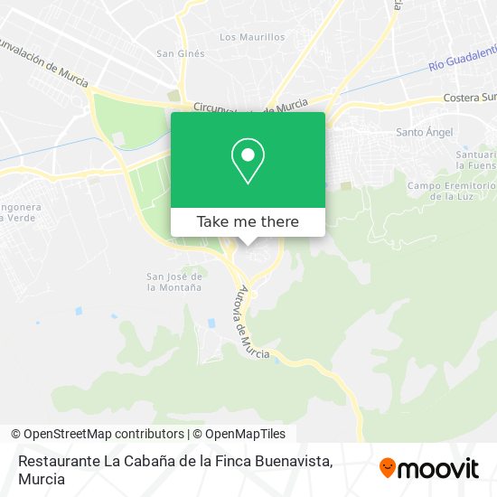 Restaurante La Cabaña de la Finca Buenavista map