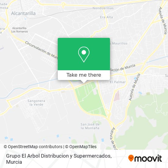 Grupo El Arbol Distribucion y Supermercados map