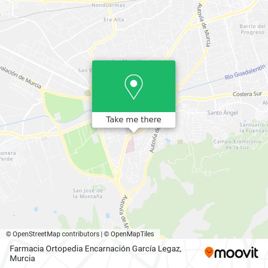 Farmacia Ortopedia Encarnación García Legaz map