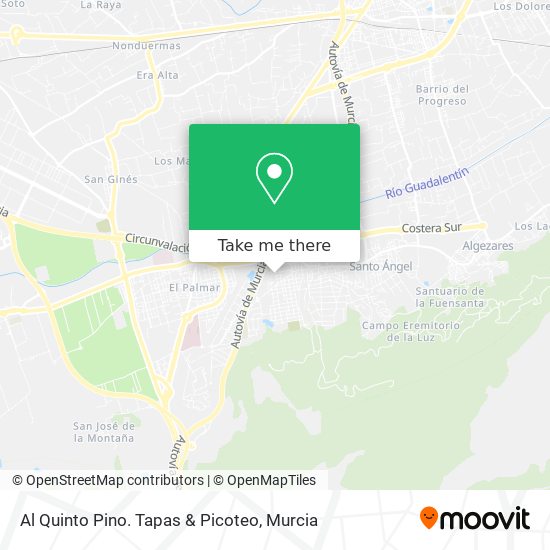 Al Quinto Pino. Tapas & Picoteo map