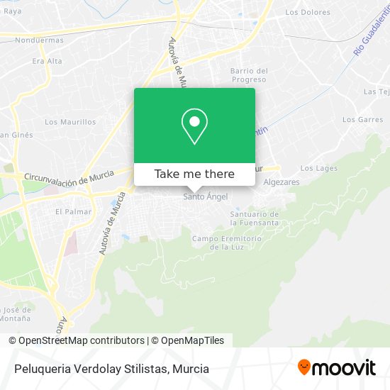 Peluqueria Verdolay Stilistas map
