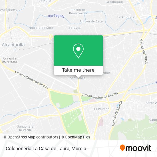 Colchoneria La Casa de Laura map
