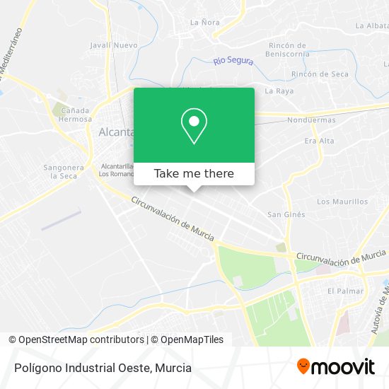 Polígono Industrial Oeste map