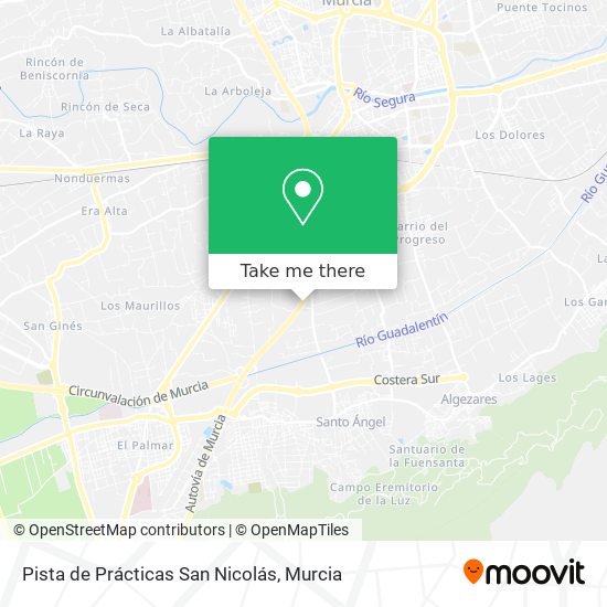 Pista de Prácticas San Nicolás map