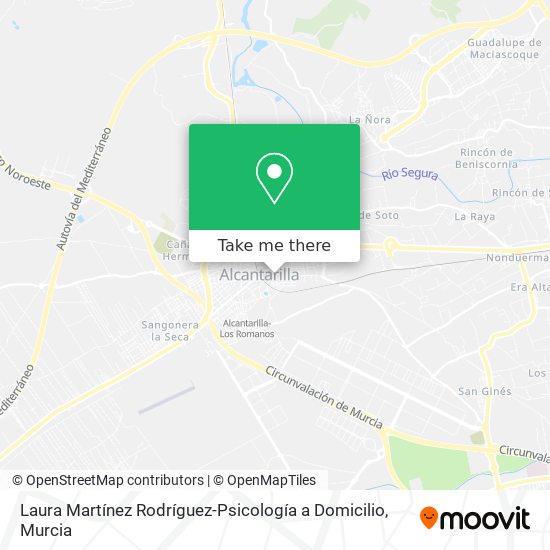 Laura Martínez Rodríguez-Psicología a Domicilio map