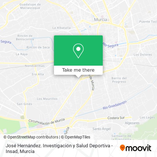 José Hernández. Investigación y Salud Deportiva - Insad map