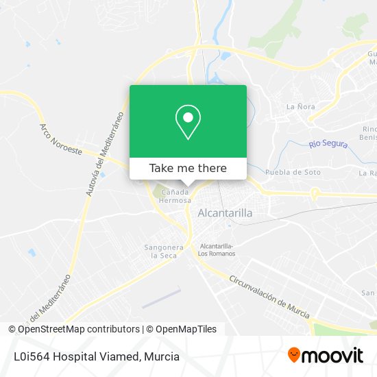 L0i564 Hospital Viamed map