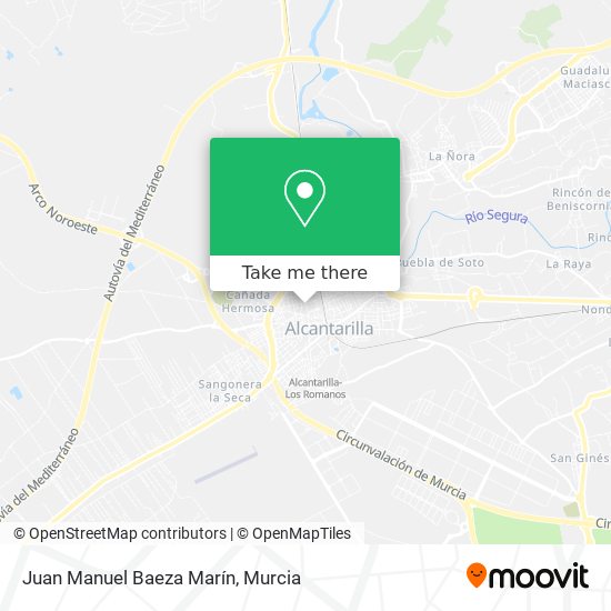 Juan Manuel Baeza Marín map