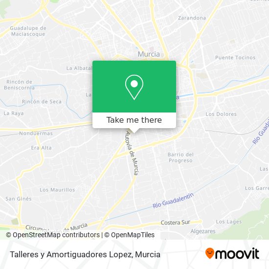 Talleres y Amortiguadores Lopez map