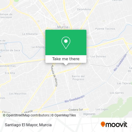 Santiago El Mayor map