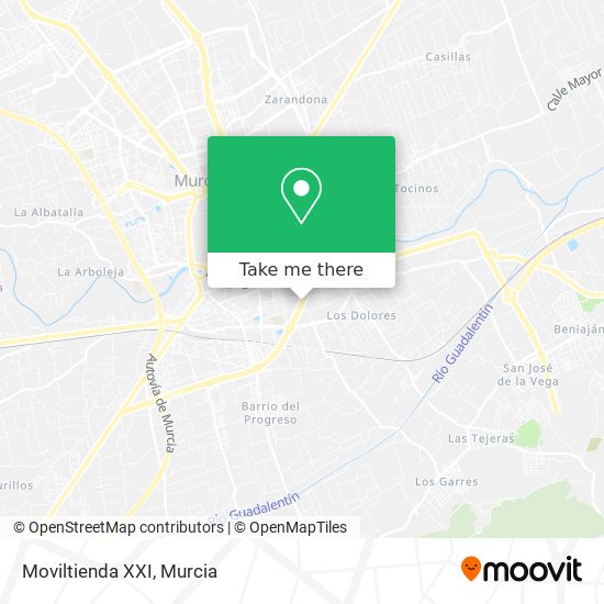 Moviltienda XXI map