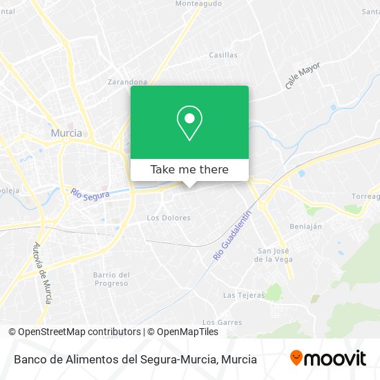 Banco de Alimentos del Segura-Murcia map