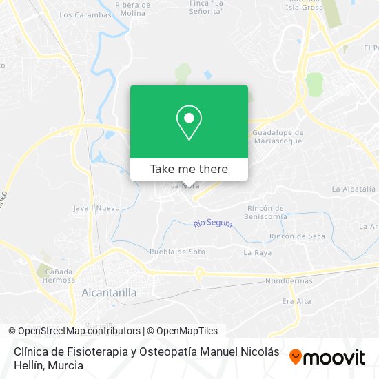 Clínica de Fisioterapia y Osteopatía Manuel Nicolás Hellín map
