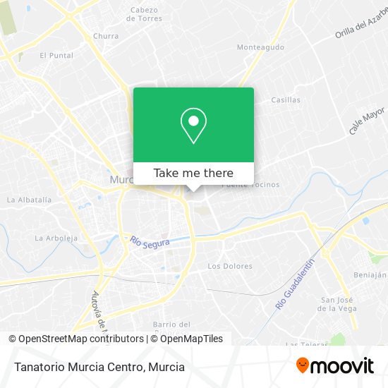 Tanatorio Murcia Centro map
