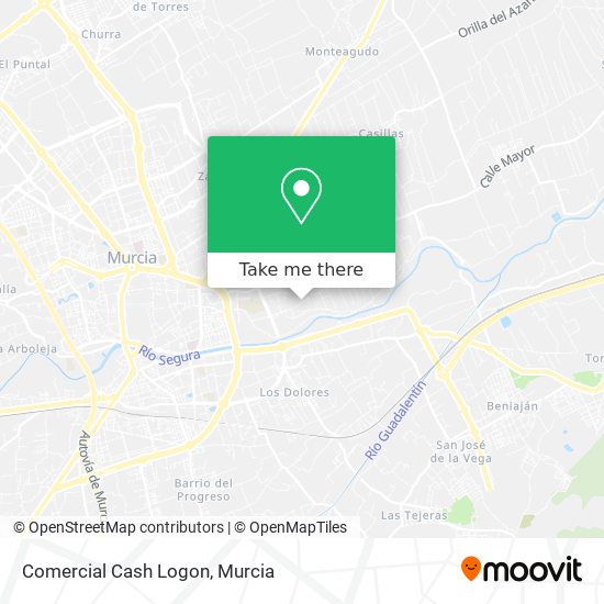 Comercial Cash Logon map