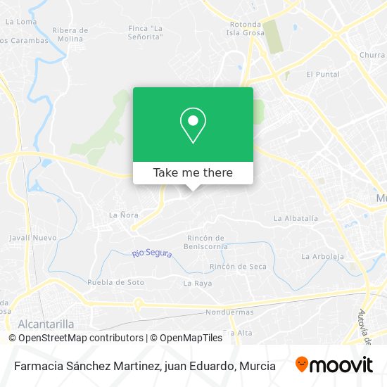 Farmacia Sánchez Martinez, juan Eduardo map