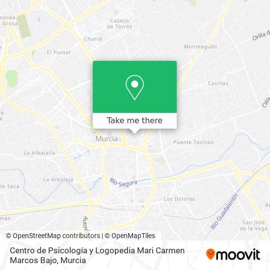 Centro de Psicología y Logopedia Mari Carmen Marcos Bajo map