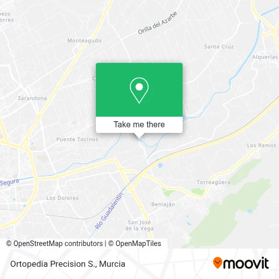 Ortopedia Precision S. map