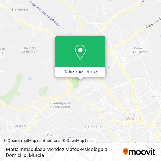 María Inmaculada Méndez Mateo-Psicóloga a Domicilio map
