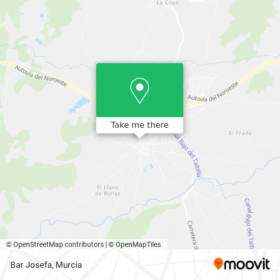 Bar Josefa map