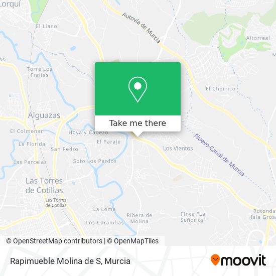 Rapimueble Molina de S map