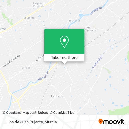 Hijos de Juan Pujante map