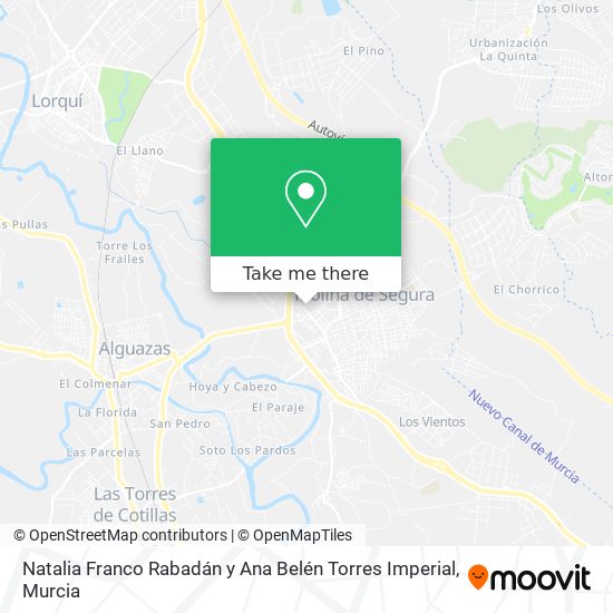 Natalia Franco Rabadán y Ana Belén Torres Imperial map