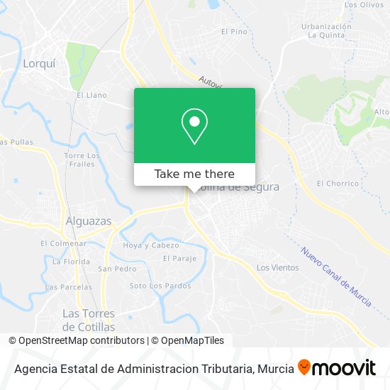 Agencia Estatal de Administracion Tributaria map