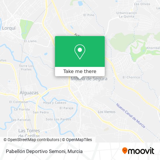 Pabellón Deportivo Semoni map