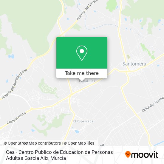 Cea - Centro Publico de Educacion de Personas Adultas Garcia Alix map