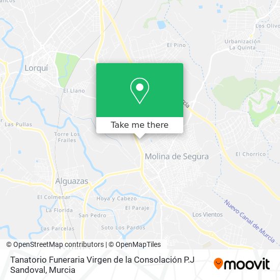 Tanatorio Funeraria Virgen de la Consolación P.J Sandoval map