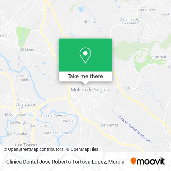 Clínica Dental José Roberto Tortosa López map