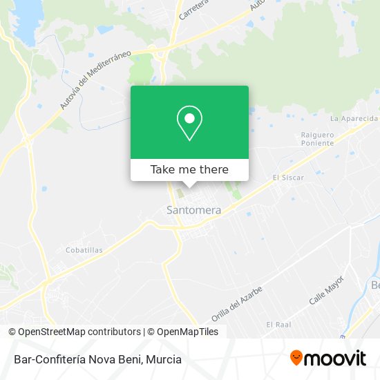 Bar-Confitería Nova Beni map
