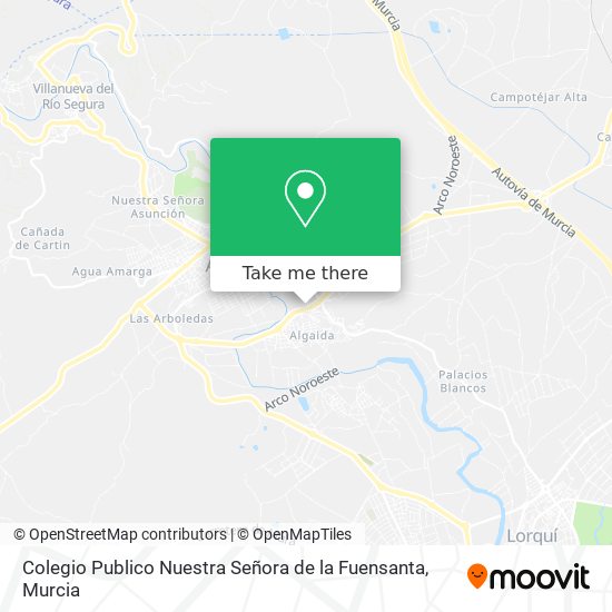 Colegio Publico Nuestra Señora de la Fuensanta map
