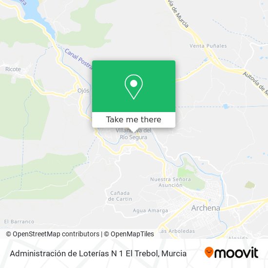 Administración de Loterías N 1 El Trebol map