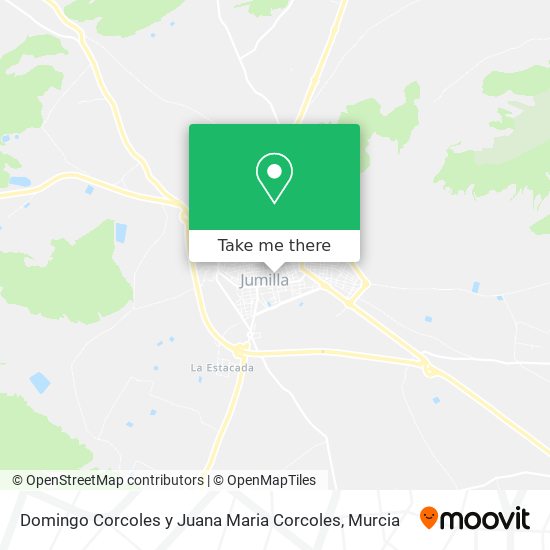 Domingo Corcoles y Juana Maria Corcoles map