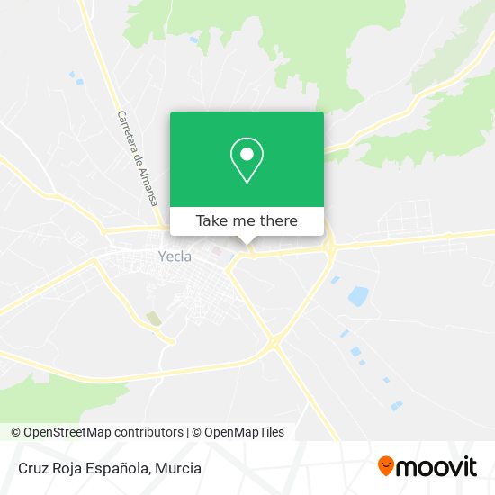 Cruz Roja Española map