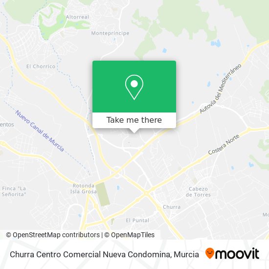 Churra Centro Comercial Nueva Condomina map